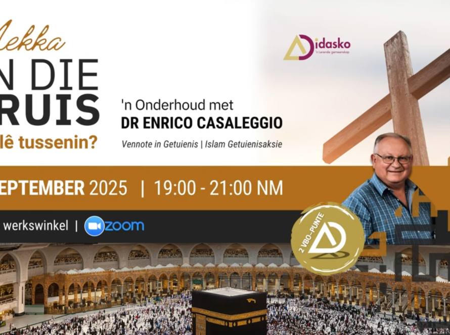 Mekka en die Kruis, wat lê tussenin? | Dr Enrico Casaleggio