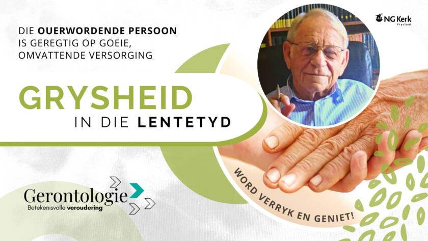 Gerontologie Omvattende versorging van senior volwassenes. - Dr. Petrus Moolman