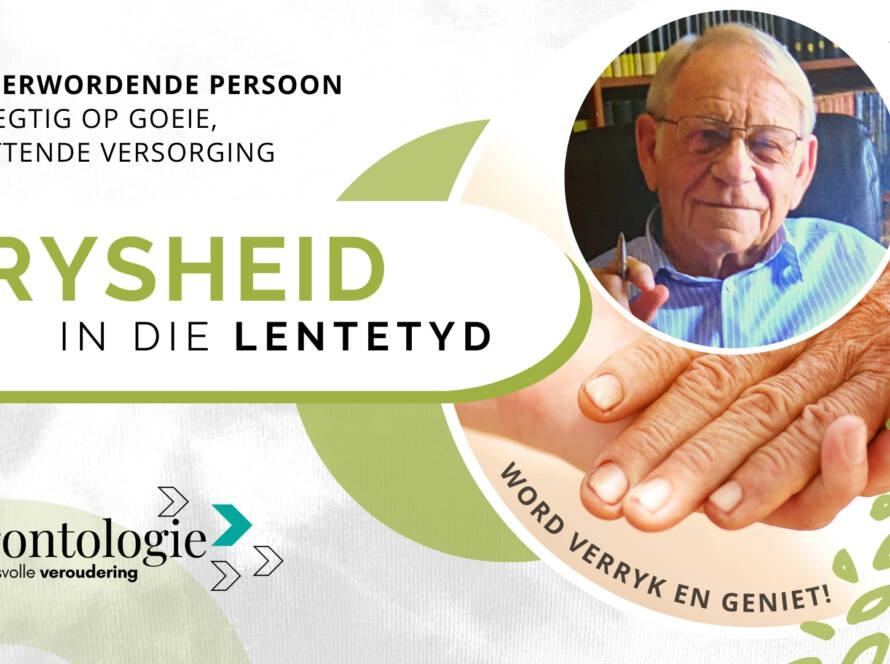 Gerontologie Omvattende versorging van senior volwassenes. - Dr. Petrus Moolman