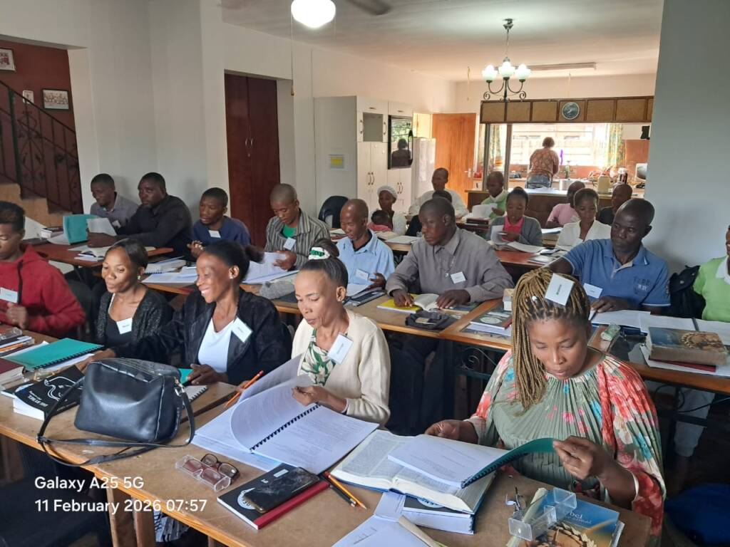 Students hard at work