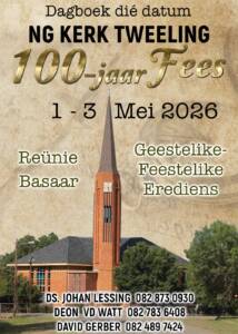 100 jaar fees NG Kerk Tweeling