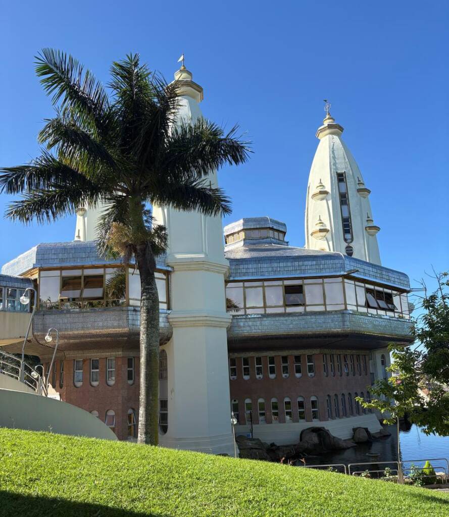 Die Hare Krishnatempel in Chatsworth, Durban